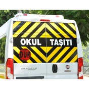 Resim Atalya Reklam ve Tasarım okul taşıtı yazısı, sticker , etiket 100x170 yönetmeliğe uygun 