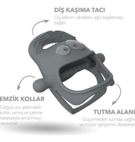 Resim Senka Mey Ithalat® Diş Kaşıyıcı Gri 