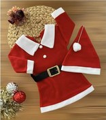 Resim Kız Çocuk Noel Kostüm - Noel Anne Kostüm - Noel Yılbaşı Kostüm - 