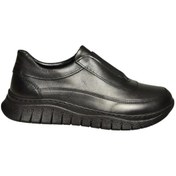 Resim Fox Shoes U555702403 Siyah Hakiki Deri Günlük Kadın Ayakkabı Siyah-hakiki Deri 