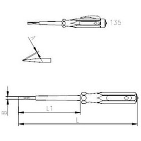 Resim Elektrik Kontrol Kalemi 135 Mm 