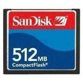 Resim SANDISK CF COMPACK FLASH KART 512 MB 