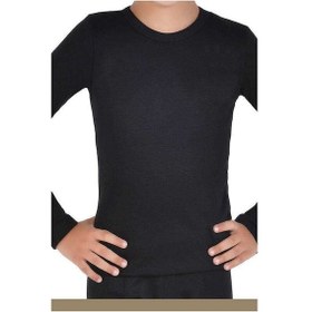 Resim Tutku 136 Çocuk Termal Üst Siyah 001 