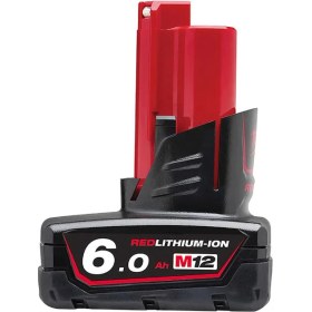 Resim Milwaukee Akü M12B6 Redlithium-Ion 12V. 6,0AH Mılwaukee 