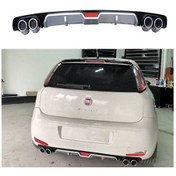 Resim İtibar Fiat Punto Difüzör Arka Tampon Eki 4 Egzoz Çıkışlı 