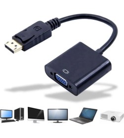 Resim Motorobit Display Port - VGA Çevirici Dönüştürücü Adaptör 