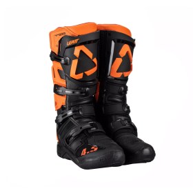 Resim Leatt GPX 4.5 V23 cross enduro motosiklet botu siyah turuncu 42 26.5 cm `+ Ücretsiz Gmoto 10in1 Çok Amaçlı Alet 