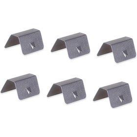 Resim Aubyhe Araba Yağmurluk Deflektörü Tutucu Klipsleri - Metal Kaliteli 6 Adet - Sağlam Tutuş, Rassal Sallanma Önleyici 