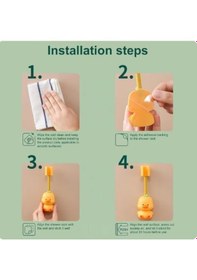 Resim River World Duş Başlığı Tutmak İçin Hayvan Figürlü Başlık Çok Renkli 