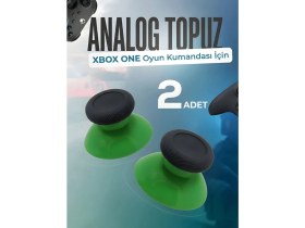Resim Xbox One Series S x Uyumlu Analog Topuz 2 Adet Başlık Kol Yedek Parça Yeşil 