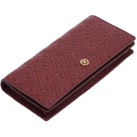 Resim Bordo Print Kadın Cüzdan - S1CB00055817-R6P 