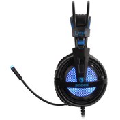 Resim Sades Locust Plus, Virtual 7.1 Surround Sound, Mikrofonlu, Gaming Bilgisayar Oyuncu Kulaklığı 