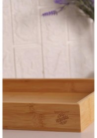 Resim Bambum Marbella - Bambu Desenli Tepsi Büyük Ahşap 