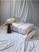 Resim S Home Design Concept Bellini Berjer Puf Seti, Babyface, Kırık Beyaz 