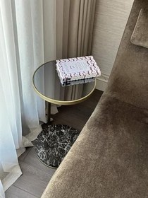 Resim Coctail Yuvarlak Yan Sehpa 