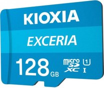 Resim Kioxia 128GB Exceria microSDXC UHS-1 C10 100MB-sn Hafıza Kartı Kioxia 128GB Exceria microSDXC UHS-1 C10 100MB-sn Hafıza Kartı