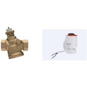 Resim Danfoss Abqm 20 + Twa Kombine Motorlu Vana Seti 