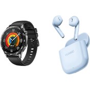 Resim Huawei Watch GT 5 46 MM Akıllı Saat (Huawei Türkiye Garantili) Siyah+Huawei Freebuds SE 2 Bluetooth 5.3 Mavi Kulaklık 