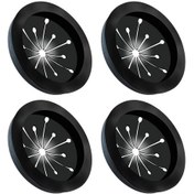 Resim Dianziye Ev Çöp İşleyici Korumalı Kapak Seti - 4 Adet Nbr Materyal Sıvı Geçirmez, Kayma Engellli Mutfak Lavabo Tıkanıklık Önleyici Ringler 