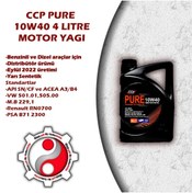 Resim CCP 10w40 Motor Yağı Eylül 2022 Üretim 