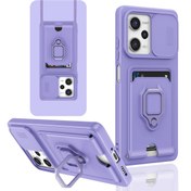 Resim m.tk moveteck Xiaomi Redmi Note 12 Pro 5g Uyumlu Kılıf Kamera Korumalı Kızak Lens Yüzüklü Kartvizit Zuma Silikon 