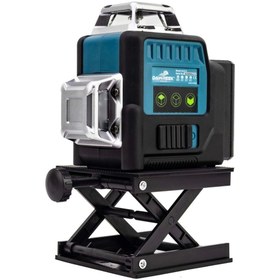 Resim MAXPLUS LAZER TERAZİ 16 ÇİZGİLİ YATAY DİKEY GÖNYE 360 DERECE TRIPOD AYAKLI FULL SET UZAKTAN KUMANDALI 