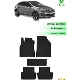 Resim Hitaks Renault Megane 3 Uyumlu Paspas 2009 2015 Arası 4d Havuzlu Paspas 