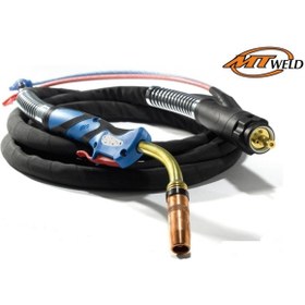 Resim MT Weld Mtweld 501 Tip Su Soğutmalı Gazaltı Kaynak Torç - Torch 4 m 