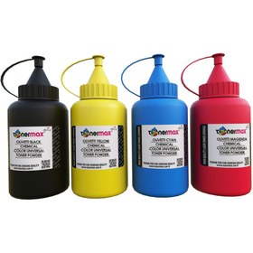 Resim tonermax Olivetti Renkli Toner Tozu - Universal Cmyk Set 250GR Şişe 