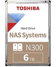 Resim Toshiba N300 HDWG460UZSVA 6 TB 7200 Rpm 256 MB Sata3 3.5" Nas Harddisk 