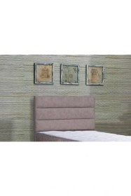 Resim Vivense Viyana Baza Başlığı, Bej, 90CM 