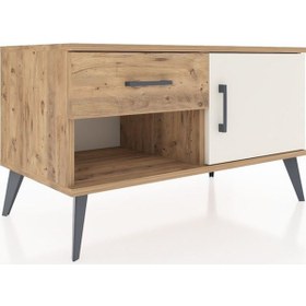 Resim Hyperion Şifonyer Tek Raflı Tek Çekmeceli Tek Kapaklı 88x44x48 Çam-aytaşı/çam Aytaşı/çam 