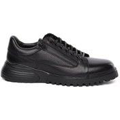 Resim Greyder 18820 Siyah Hakiki Deri Erkek Sneaker Ayakkabı-1066 Siyah 