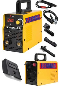 Resim FLEXMAC Italy 2'li Kaynak Usta Seti - 1000 W Avuç Taşlama 200mma Inverter Elektrod Kaynak Makinesi 