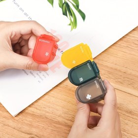 Resim Çıkarılabilir Mini Hap Kutusu - Taşınabilir Sabah, Öğle ve Akşam İlaç Dağıtıcı 