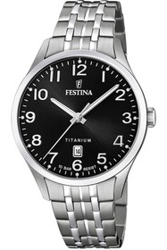 Resim FESTİNA F20466/3 TİTANYUM ERKEK KOL SAATİ 