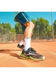 Resim Joma Tacew2501c Ace 2501 Erkek Toprak Kort Siyah Tenis Ayakkabı Siyah 