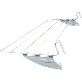 Resim UltraNova Beyaz Metal Kalorifer Üstü Çamaşır Kurutma Askısı, Pratik ve Kompakt Tasarım 