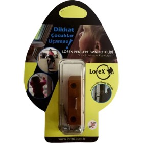 Resim Lorex Lr-Wk Pencere Hırsız / Çocuk Emniyet Kilidi (Kahverengi) 