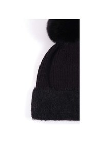 Resim Ponponlu Kırçıllı Bere W26spb005 Uw26spb00510 Siyah 