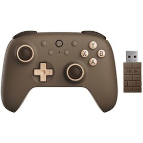 Resim 8bitdo Ultimate 2c Kablosuz 2.4g Oyun Kolu Brownie 