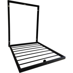 Resim UltraNova Katlanabilir Çamaşır Kurutmalık, Metal, Siyah, 70x50, Kompakt ve Pratik Tasarım 