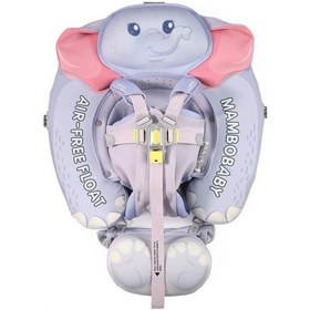 Resim Mambobaby Yüzme Simidi - Fil, Emniyetli, Gölgelikli Ve Ayak Destekli 