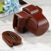 Resim Ykd Store Fujıfılm X-T200 Için Pu Deri Kamera Tam Vücut Kılıfkahve (Yurt Dışından) 