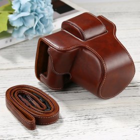 Resim Ykd Store Fujıfılm X-T200 Için Pu Deri Kamera Tam Vücut Kılıfkahve (Yurt Dışından) 
