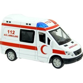 Resim Can Ali Toys Plastik 112 Ambulans Arabası 