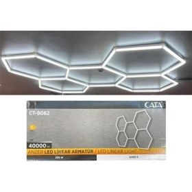 Resim Cata Anzer LED Linear Armatür 240W 6400K 