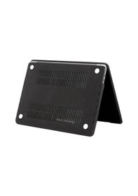 Resim Apple Uyumlu MacBook Air M1 Kılıf 13 İnç Kumaş Kaplama Goat Touchıd'li M1 Air A2337 A2179 A1932 İle Siyah 