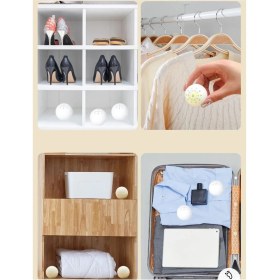 Resim MCM Group 6 Lı Koku Giderici Top Ayakkabı Çamaşır Sepeti Çamaşır Dolabı Koku Giderici Fresh 