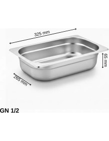 Resim Üret Çelik ÜRET Standart Gastronom Küvet GN 1/2 65 mm 4 lt 